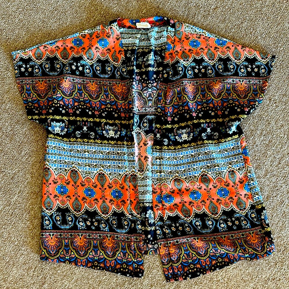 L.A. Hearts Lightweight Poncho